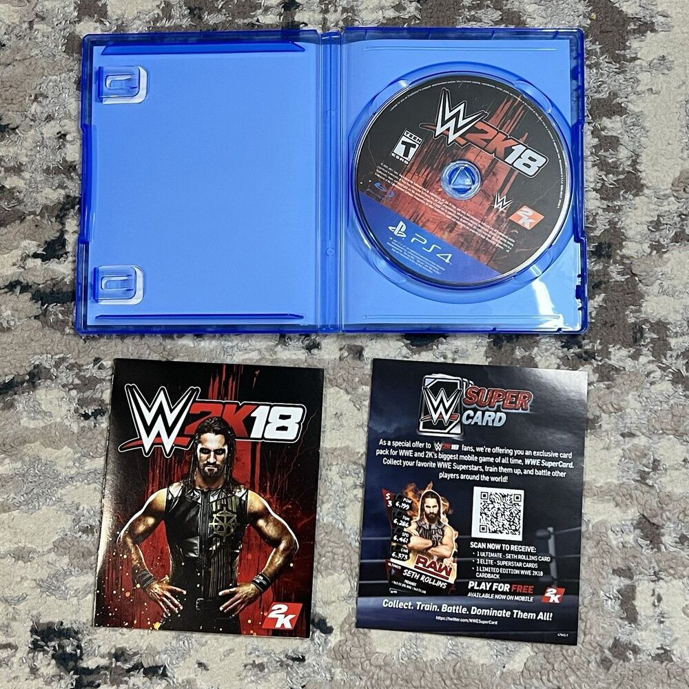 WWE 2K18 - PlayStation 4 2017 PS4 CIB Complete